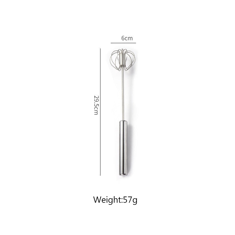 Semi-Automatic Rotating Egg Whisk