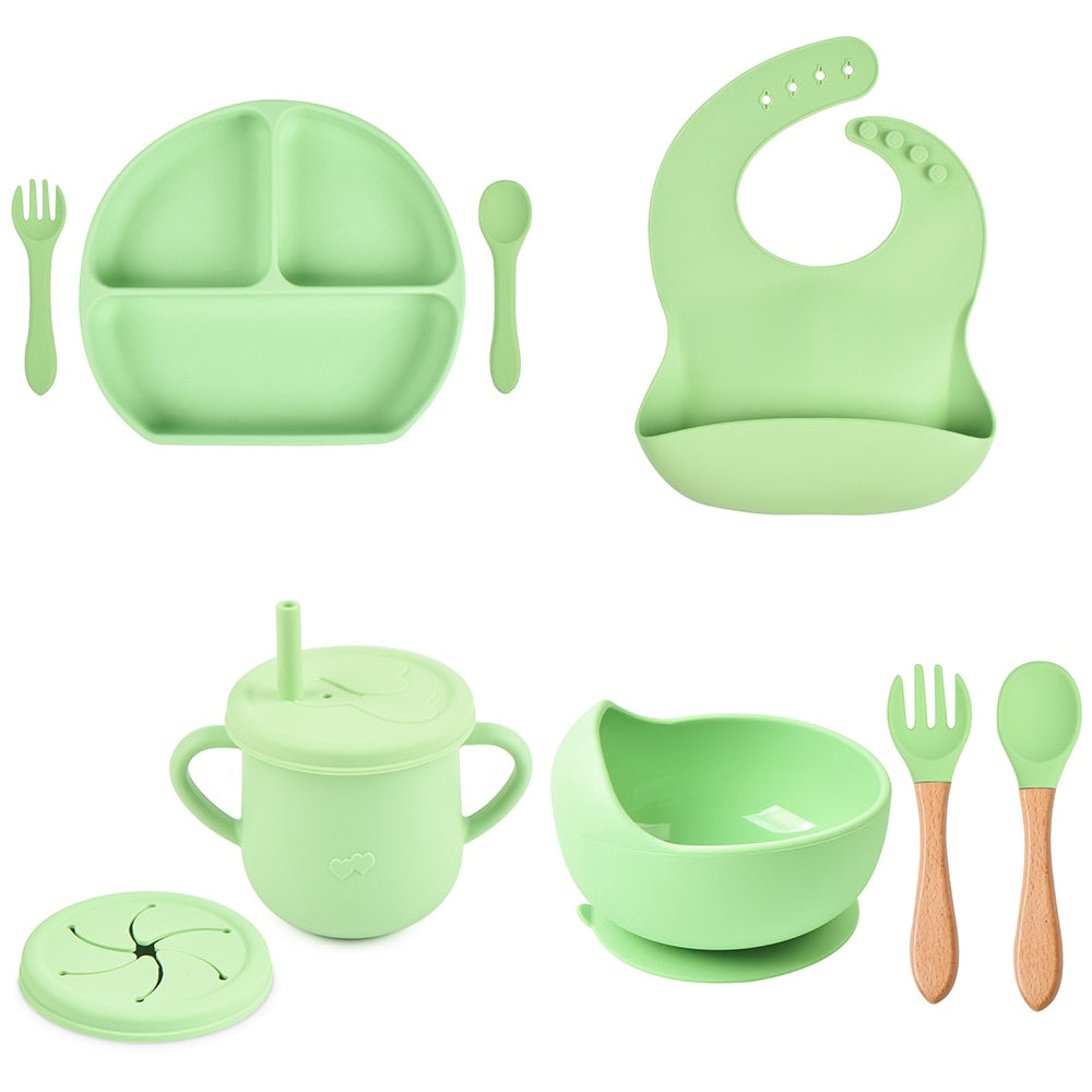 Baby Silicone Non-Slip Dinner Set