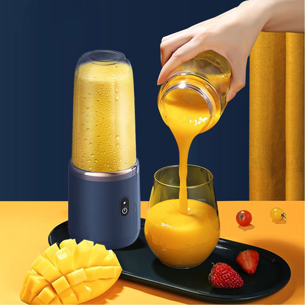 Portable Electric Juicer - 400ml Fruit Squeezer & Smoothie Blender