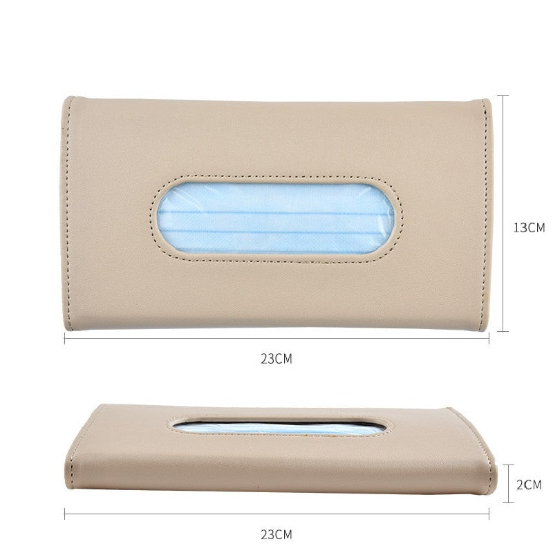 Car Visor Tissue Holder - Faux Leather