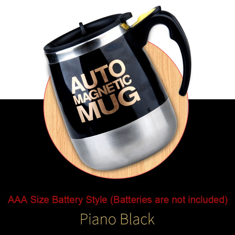 Automatic Self-Stirring Magnetic Mug