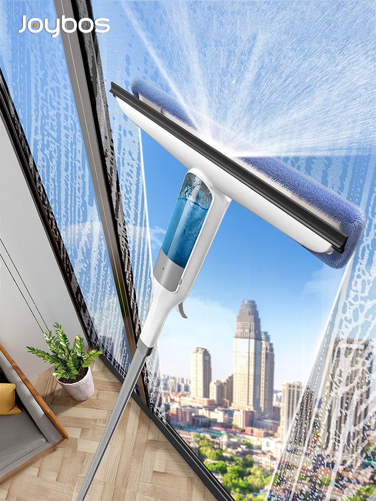 Multifunctional Spray Mop - Window Cleaner Floor Wiper with Silicone Scraper