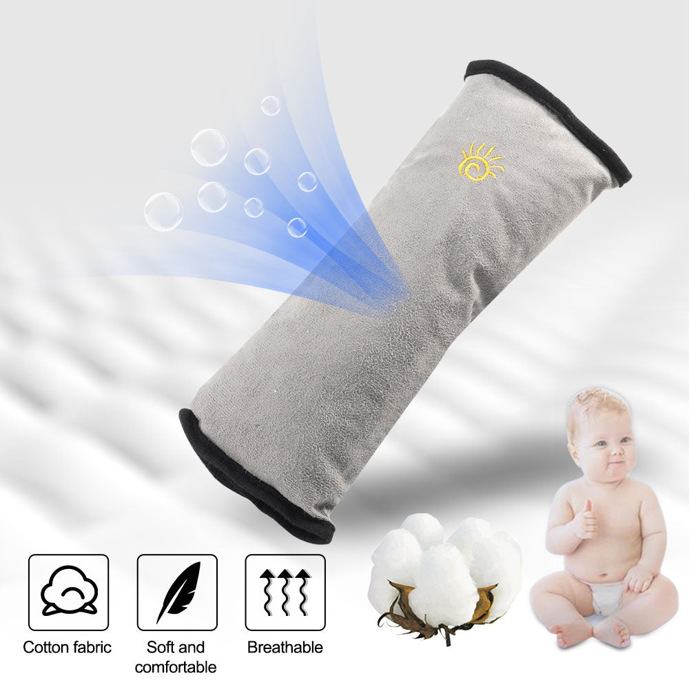 Car Seat Belt Pillow & Chest Strap - Extra Protection - Perfect for Kids