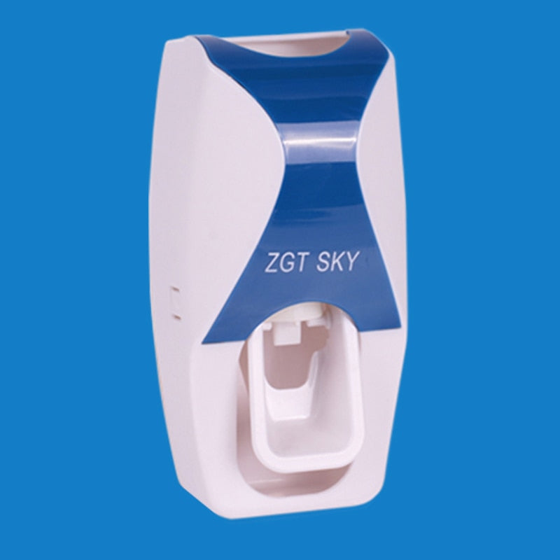Automatic Toothpaste Dispenser & Toothbrush Holder (Wall Mounted)