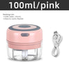 Electric Mini Food Chopper - USB Portable Kitchen Gadgets for Garlic, Meat, and Vegetables