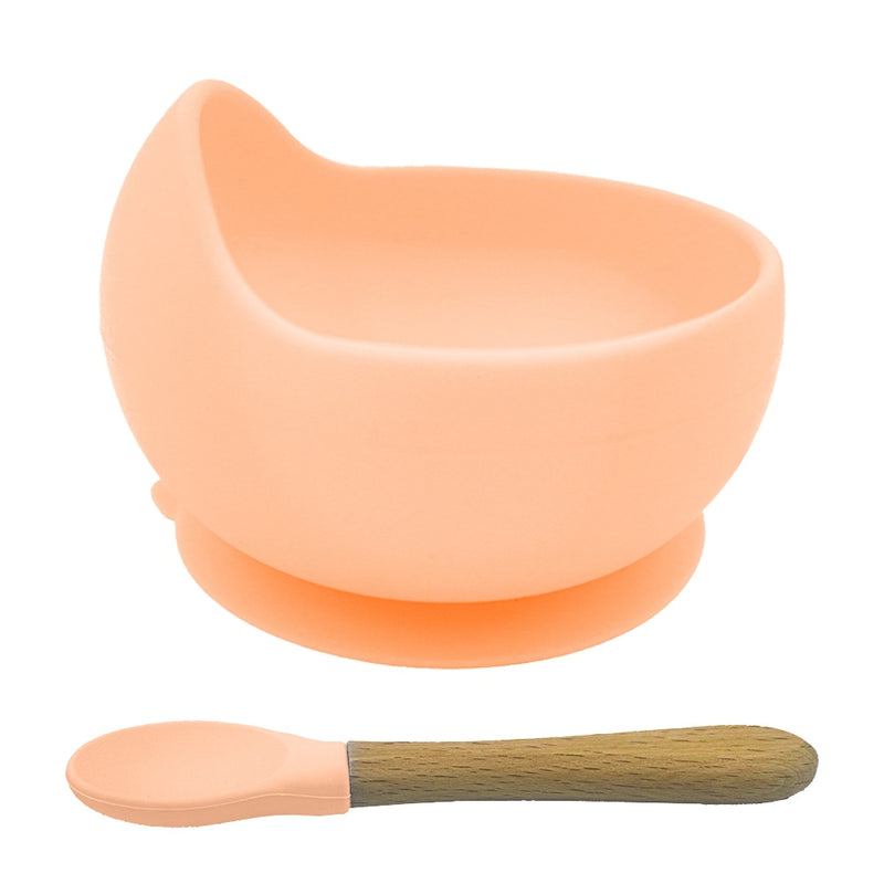 Silicone Suction Bowl for Babies - FREE Silicone Spoon