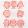 8-Piece Cookie Cutters Set - 3D Animal Dinosaur Shapes for Biscuit Pastry and Cookies