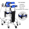 8-Wheel Walker Assist for Rehabilitation and Mobility - Elderly and Stroke Hemiplegia Aid
