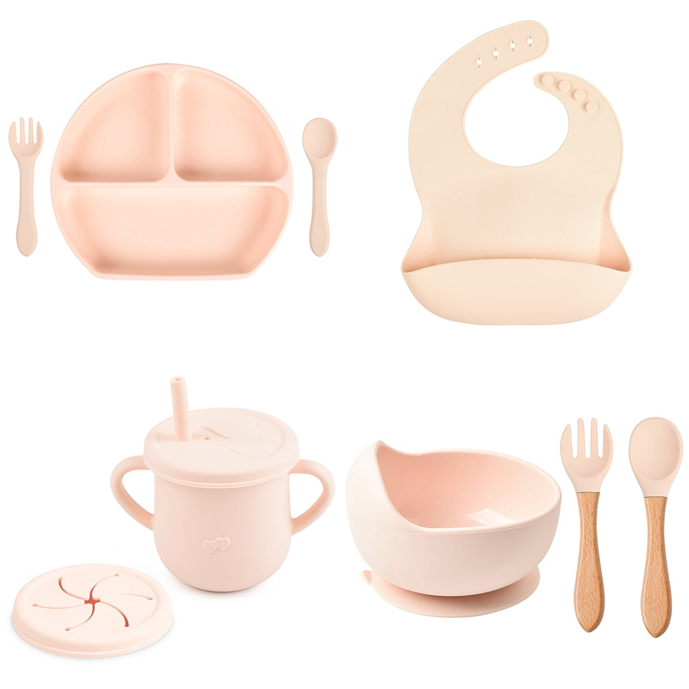 Baby Silicone Non-Slip Dinner Set