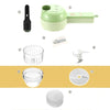 4-in-1 Multifunctional Electric Vegetable Cutter and Garlic Chopper