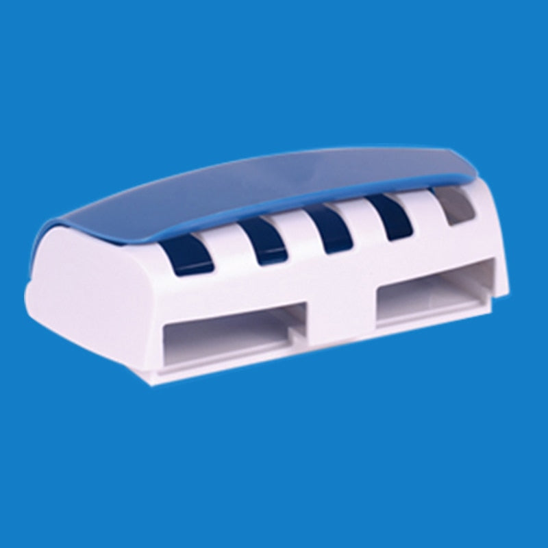 Automatic Toothpaste Dispenser & Toothbrush Holder (Wall Mounted)
