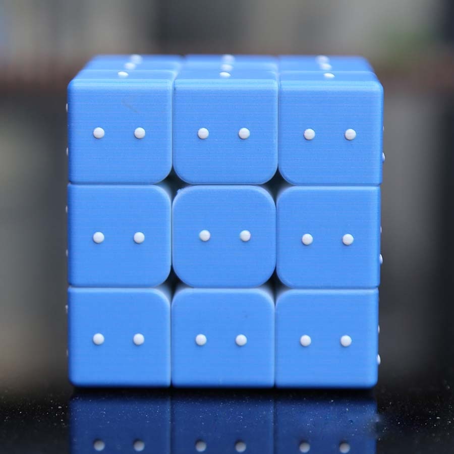 Braille Cubic Puzzles