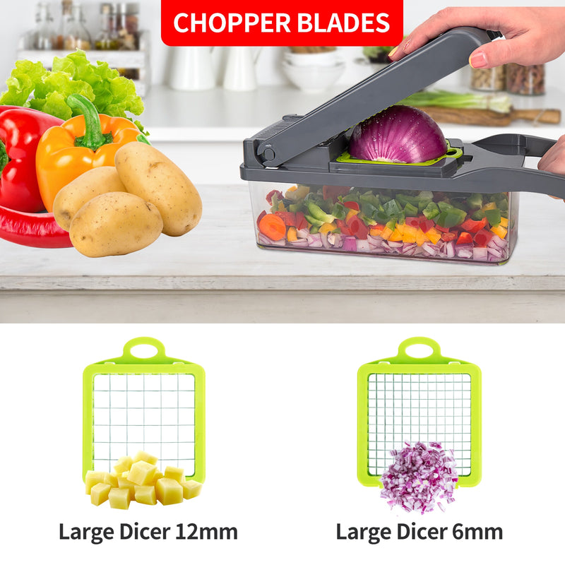 10 in 1 Fruit & Vegetable Cutter/Slicer/Mandolin/Shredder