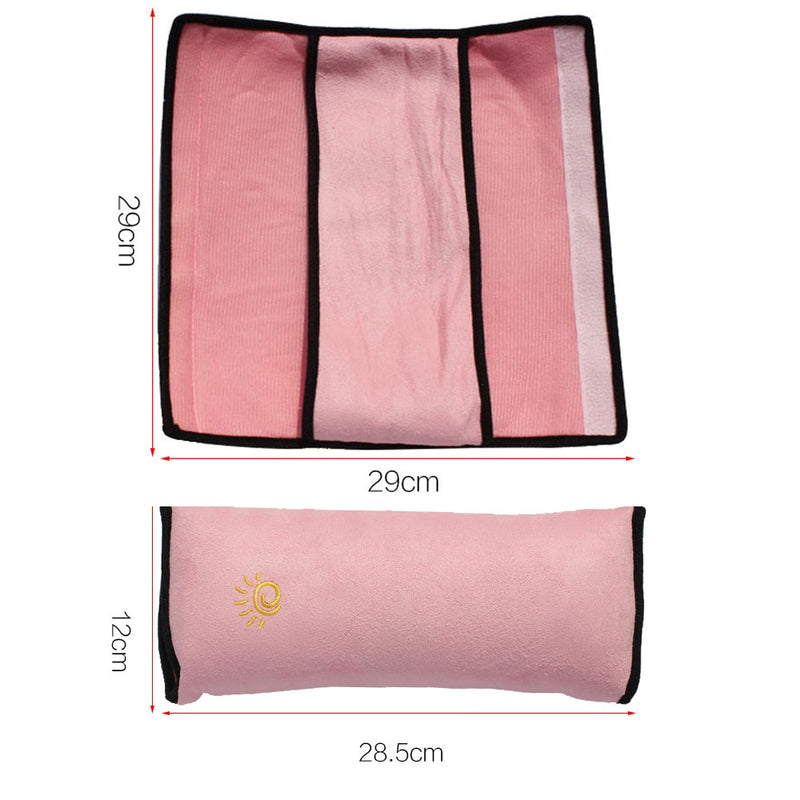 Car Seat Belt Pillow & Chest Strap - Extra Protection - Perfect for Kids