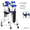 8-Wheel Walker Assist for Rehabilitation and Mobility - Elderly and Stroke Hemiplegia Aid