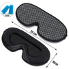 Soft Eye Mask for Sleeping and Travel - Blocks Out Light for Relaxation
