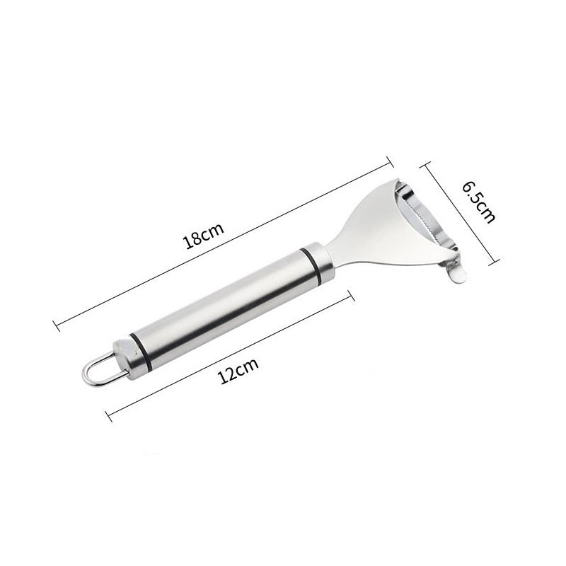 Stainless Steel Corn Peeler and Thresher - Kitchen Tool for Easy Corn Removal