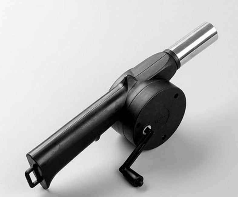 Hand Crank Blower - Fire Blower, BBQ/Barbeque Booster