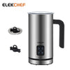 ELEKCHEF 4-in-1 Coffee Milk Frother and Warmer - Perfect for Latte, Cappuccino, and More