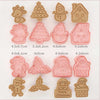 8-Piece Cookie Cutters Set - 3D Animal Dinosaur Shapes for Biscuit Pastry and Cookies