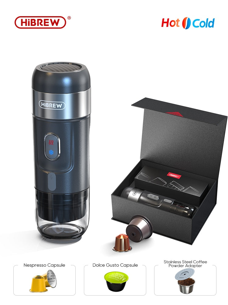 HiBREW Portable Espresso Coffee Maker - Car & Home Use