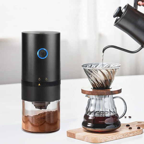 Electric Coffee Bean Grinder - USB-C Charging