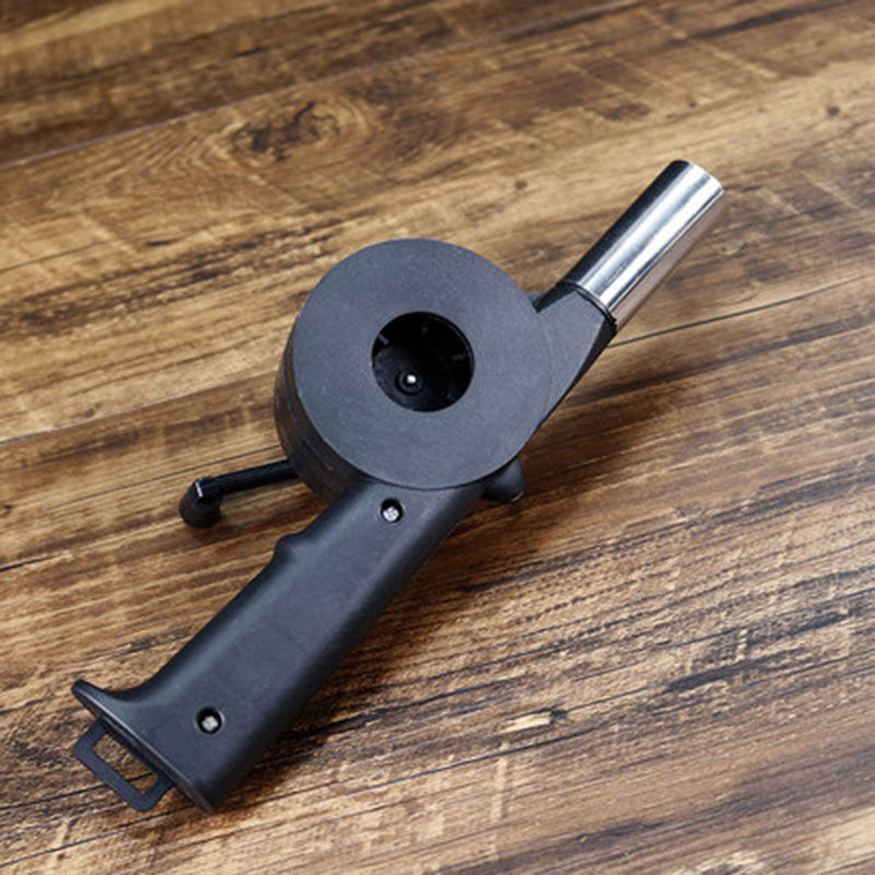 Hand Crank Blower - Fire Blower, BBQ/Barbeque Booster