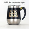 Automatic Self-Stirring Magnetic Mug - Milk Mixing Cup