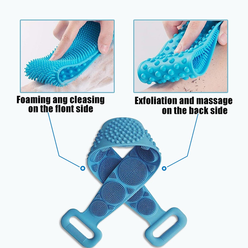 Silicone Body Scrubbing Belt - Back Scrubber