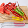Stainless Steel Watermelon Slicer with Non-Slip Plastic Handle