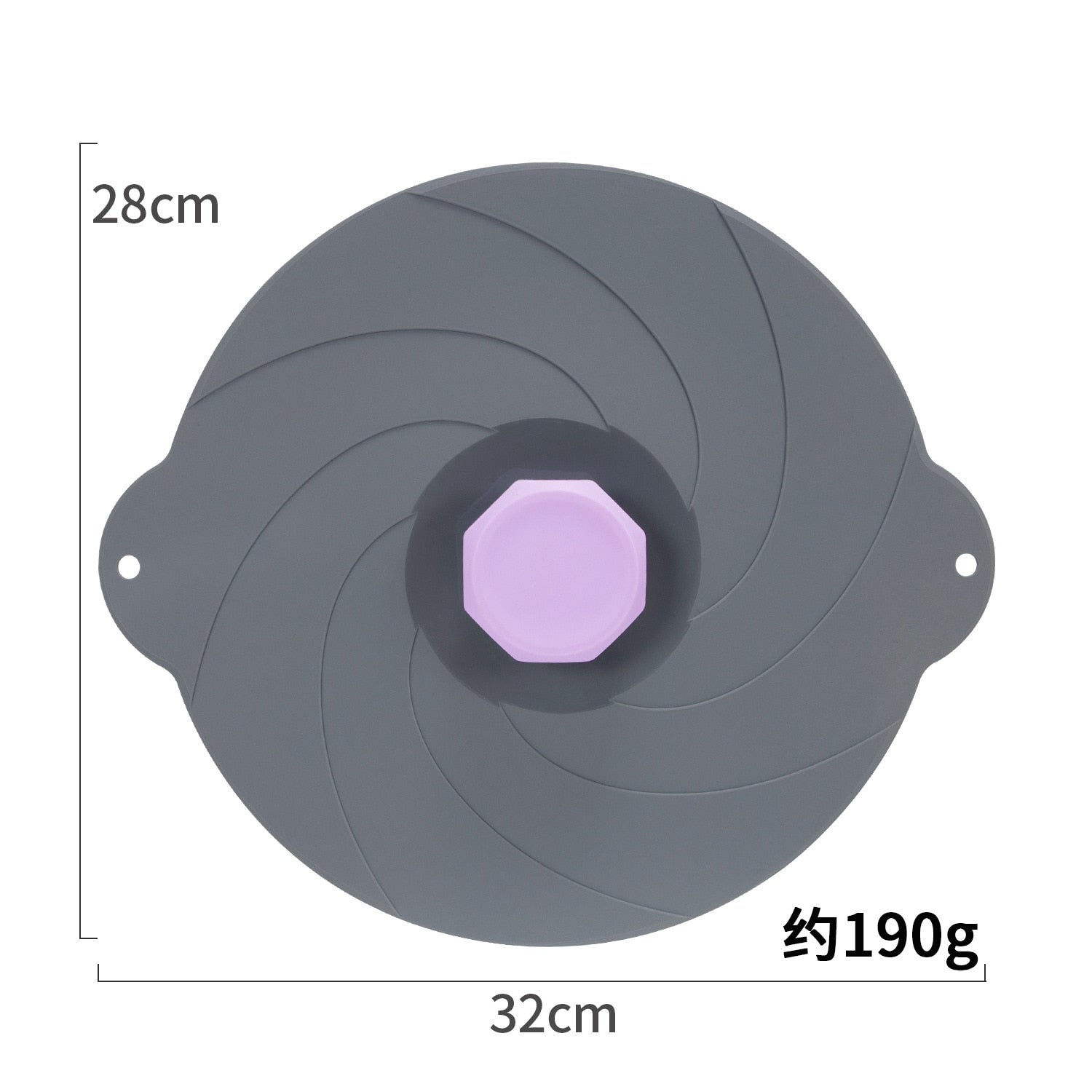 Silicone Suction Pan Lid - Microwave and Heat-Resistant Cover