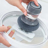 Kitchen Soap Dispensing Dishwashing Brush - Easy-to-Use Scrubber with Soap Dispenser