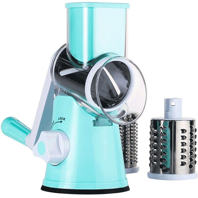 Multifunctional Rotary Vegetable Slicer And Grater - متجر اختياري