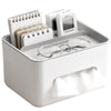 Multifunctional Desk Organizer - Tissue Box and Remote Control Holder