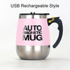 Automatic Self-Stirring Magnetic Mug - Milk Mixing Cup