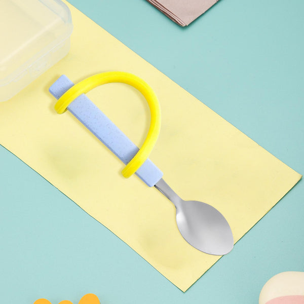 Strap-On Anti-Shake Eating Aid for Cutlery - Silicone Eating Tool Attachment - Set of 7 Straps