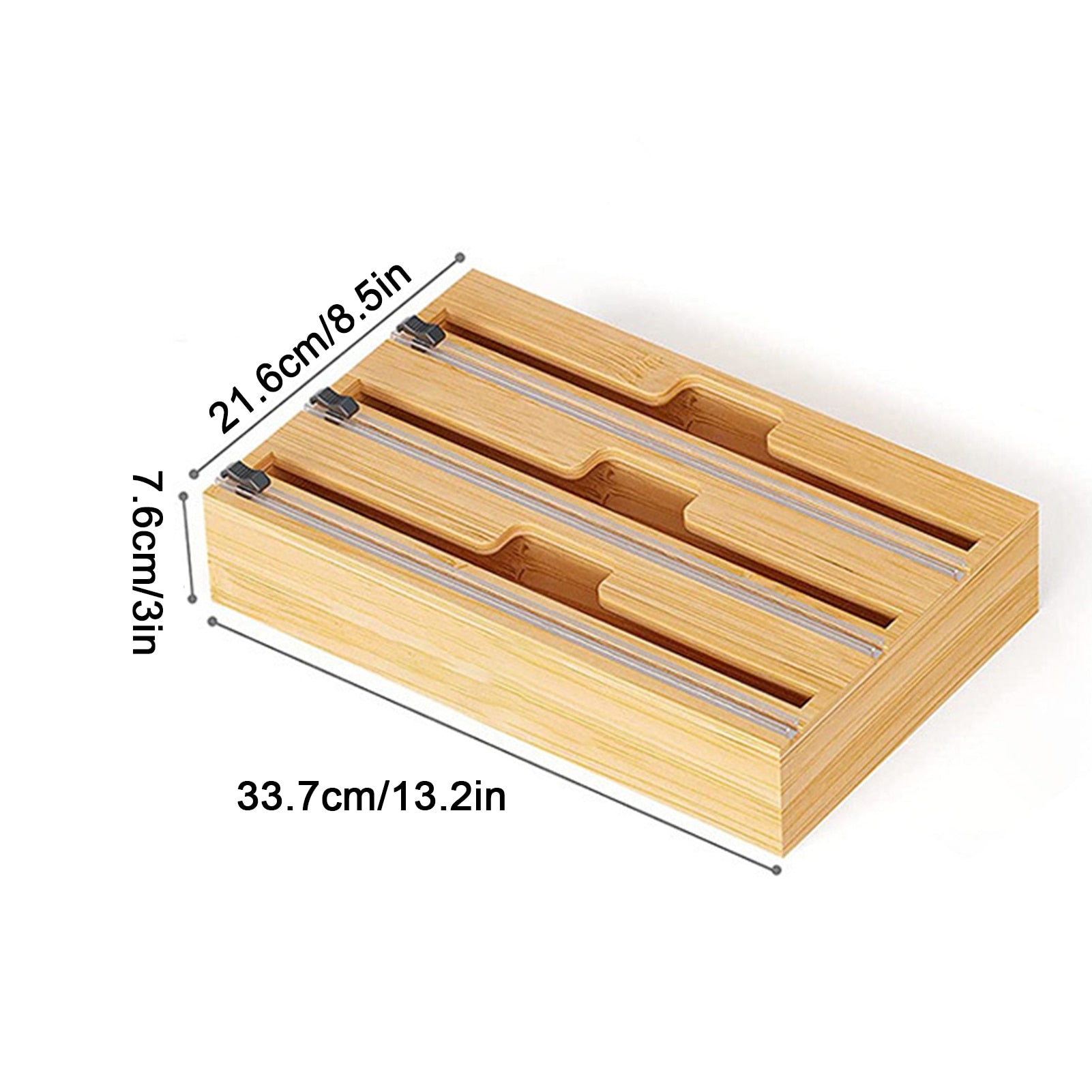 Bamboo Plastic Wrap Dispensers