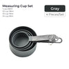 Stainless Steel Handle Measuring Spoon and Cup Set - Baking Kitchen Tools