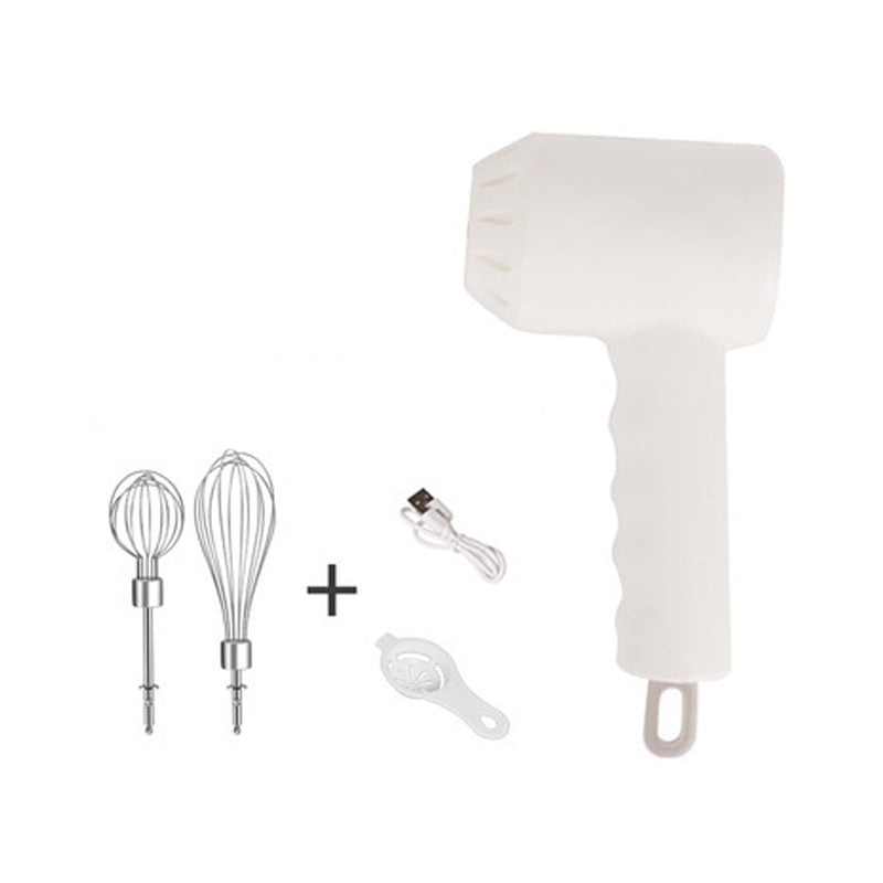 3-Speed Wireless Handheld Food Mixer