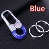 OMUDA Stainless Steel Carabiner Keychain - Double Ring Outdoor Key Chain
