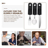 Load image into Gallery viewer, Adaptive Eating Utensils - Weighted Cutlery for Elderly and Disabled