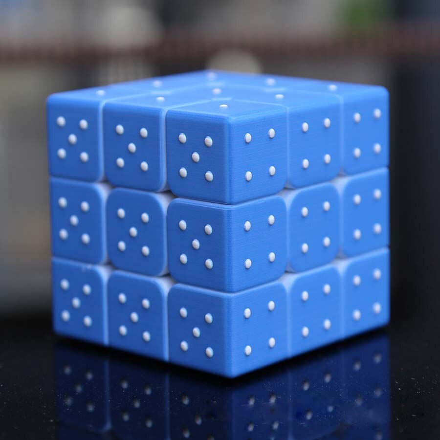 Braille Cubic Puzzles