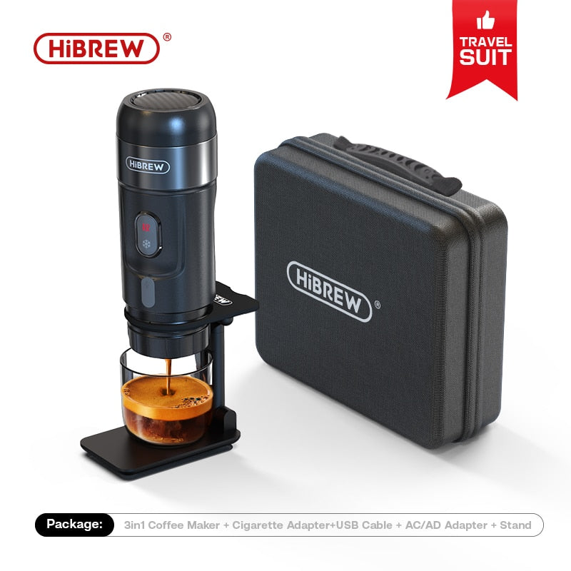 HiBREW Portable Espresso Coffee Maker - Car & Home Use