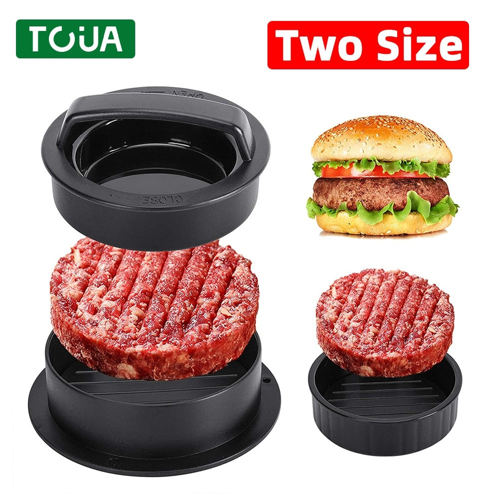 Nonstick Stuffed Burger Press - Hamburger Maker and Patty Mould