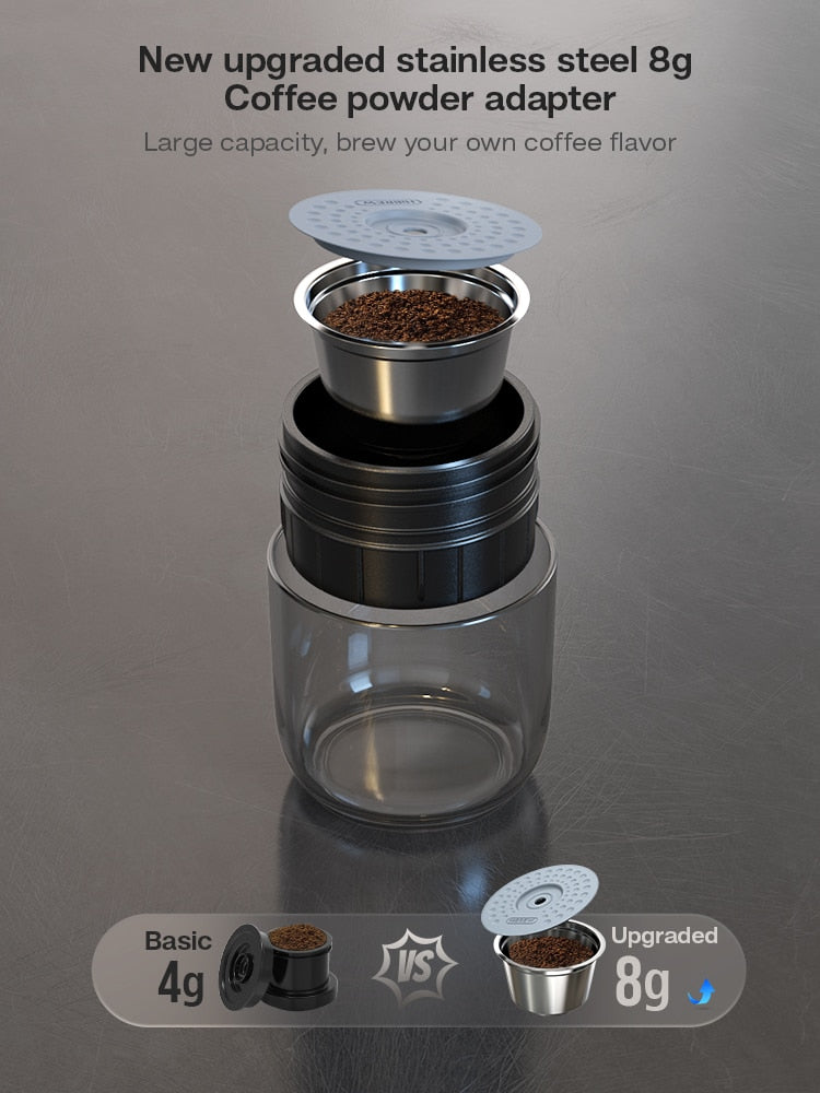 HiBREW Portable Espresso Coffee Maker - Car & Home Use