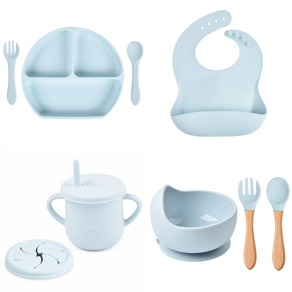 Baby Silicone Non-Slip Dinner Set