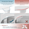 Ultra-Slim Bidet Toilet Seat Attachment - Dual Nozzle, Adjustable Water Pressure