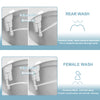 Ultra-Slim Bidet Toilet Seat Attachment - Dual Nozzle, Adjustable Water Pressure