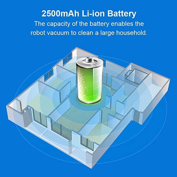 Robot Vacuum Cleaner - AI Map Navigation, WiFi App, Electric Water Tank, Wet Mop